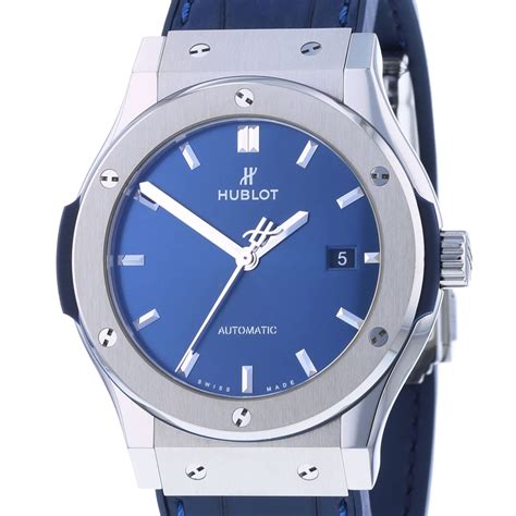 hublot classic fusion automatic blue|Hublot classic fusion titanium 42mm.